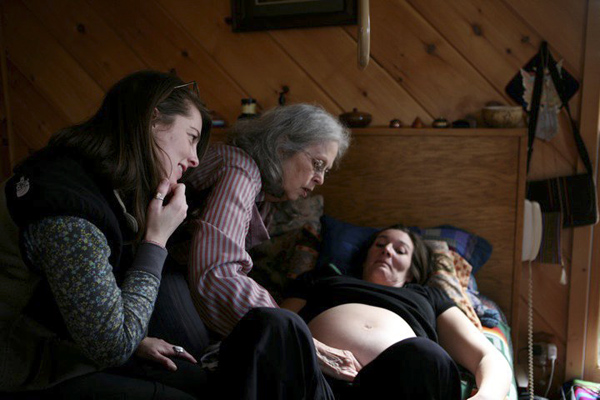 A scene from BIRTH STORY: INA MAY GASKIN & THE FARM MIDWIVES (Reckon So)