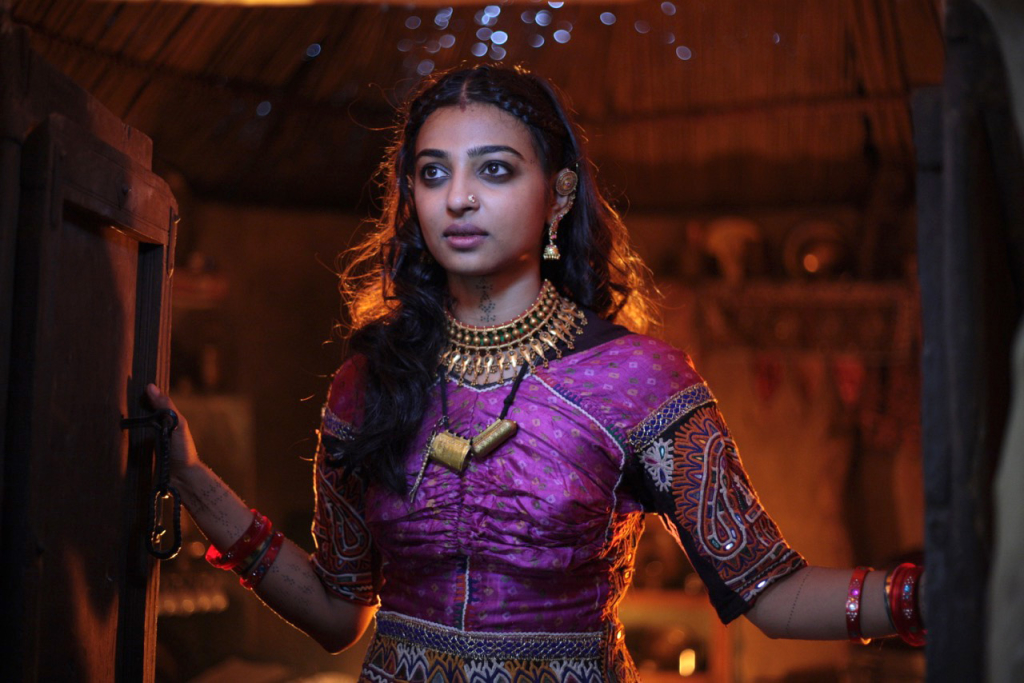 Radhika Apte as Lajjo in Parched (Wolfe Video)