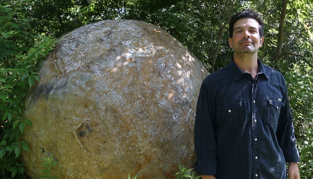 Chris Strompolos and the boulder in Raiders!:The Story of the Greatest Fan Film Ever Made (Drafthouse Films)