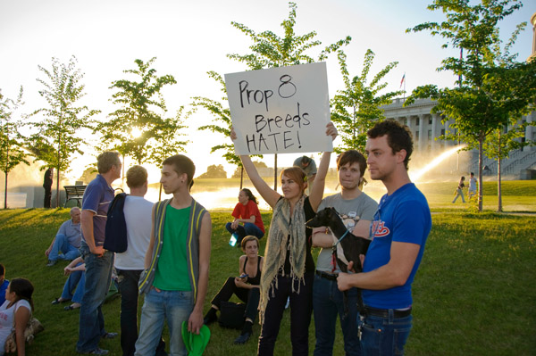 A scene from 8: THE MORMON PROPOSITION (Photo: David Daniels/Red Flag Releasing)