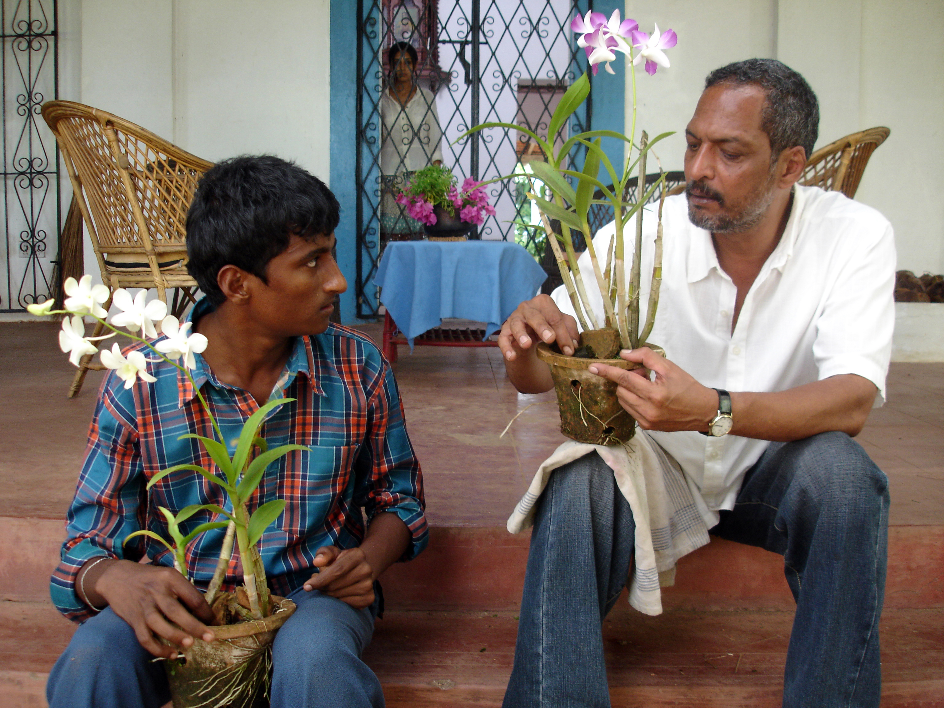 Venkatesh Chavan, left, with Nana Patekar (Photo: Vitagraph Films)