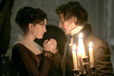 Anne Hathaway as Jane Austen
James McAvoy as Tom Lefroy
Photo: Com Hogan/Miramax Films
