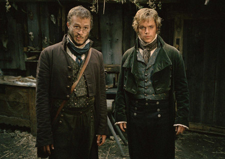 Heath Ledger (L) as Jacob Grimm &
Matt Damon as Wilhelm Grimm
Photo: Miramax