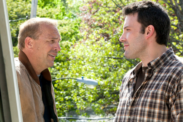 Kevin Costner, left, & Ben Affleck in COMPANY MEN (Photo: Claire Folger/The Weinstein Company)