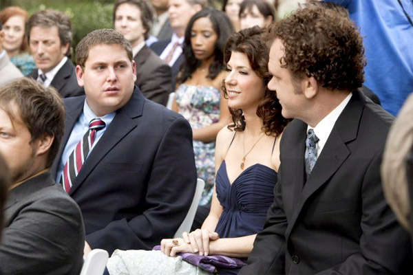 Jonah Hill, left, Marisa Tomei & John C. Reilly in CYRUS (Photo: Chuck Zlotnick/Fox Searchlight Pictures)