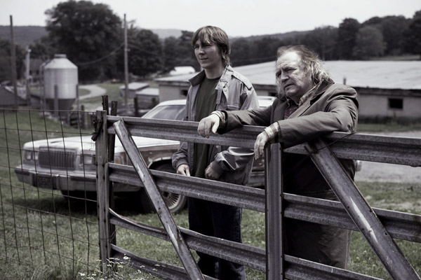 Paul Dano, left, & Brian Cox in THE GOOD HEART (Photo: Magnolia Pictures)