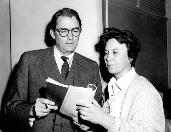 Gregory Peck & Harper Lee (Photo: Universal Pictures/Photofest)