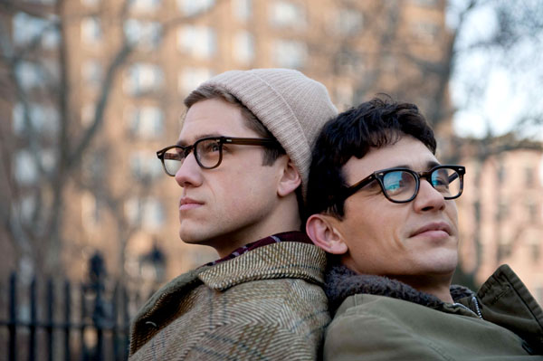 Aaron Tveit and James Franco in HOWL (Photo: Jojo Whilden/Oscilloscope Laboratories)