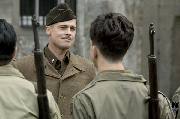 Brad Pitt in INGLOURIOUS BASTERDS (Photo: Francois Duhamel/The Weinstein Company)