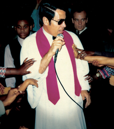 The Reverend Jim Jones
in JONESTOWN
Photo: Seventh Art Releasing