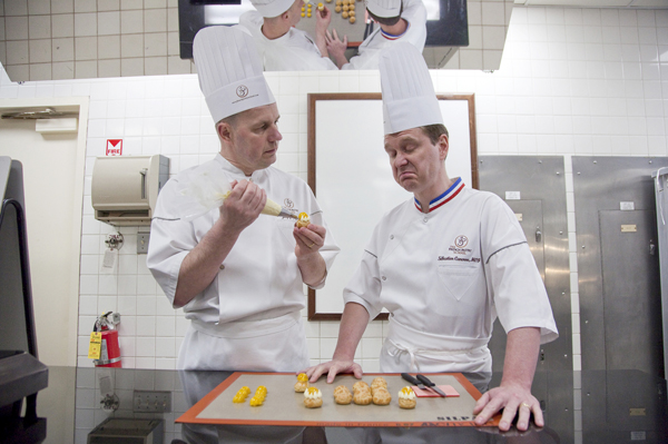 Chefs Jacquy Pfeiffer, left, & Sbastien Canonne in KINGS OF PASTRY (Photo: Paul Strabbing)