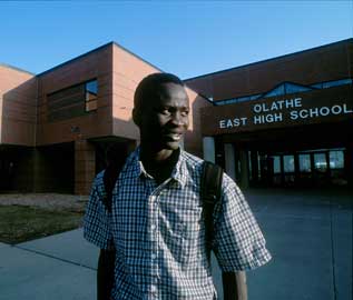 Peter Dut, a LOST BOY OF SUDAN (Photo: Peter Wayne)