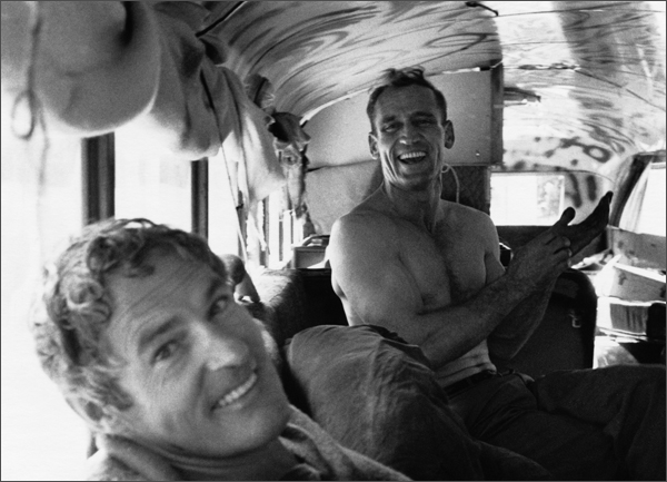 Timothy Leary & Neal Cassady in MAGIC TRIP (Photo: Allen Ginsberg, CORBIS)