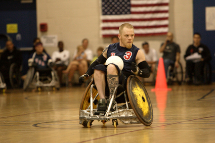 MURDERBALL's star quad rugby player Mark Zupan
Photo: THINKFilm