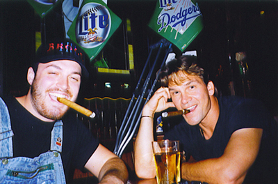 Troy Duffy (L) & Patrick Swayze (R)
Photo: THINKFilm