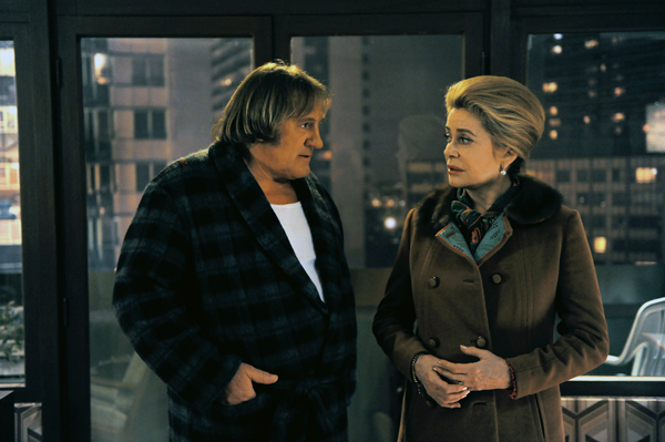 Grard Depardieu & Catherine Deneuve in POTICHE (Photo: The Film Society of Lincoln Center)