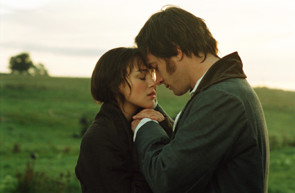 Keira Knightley & Matthew Macfadyen
as Elizabeth Bennet & Mr. Darcy
Photo: Focus