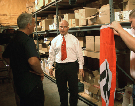 Director Marc Levin (L) &
Sean Walker at the National Alliance Headquarters
Photo: THINKFilm