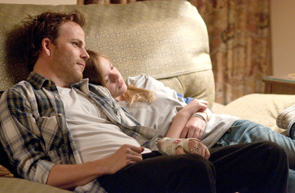 Stephen Dorff & Elle Fanning in SOMEWHERE (Photo: Merrick Morton/Focus Features)