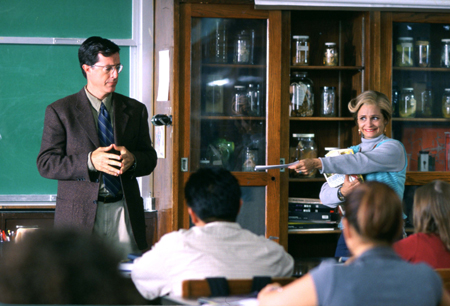 Stephen Colbert as teacher Chuck Noblet &
Amy Sedaris as student Jerri Blank
Photo: THINKFilm